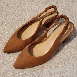 Vici Cognac Slingback Heels
